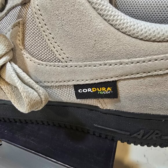 Nike Air Force 1 '07 Cordura Shoes Lt Iron Ore Black HQ3822-001 Men's 10 NEW - Picture 7 of 15
